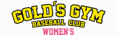 ゴールドジム女子硬式野球部　ロゴ